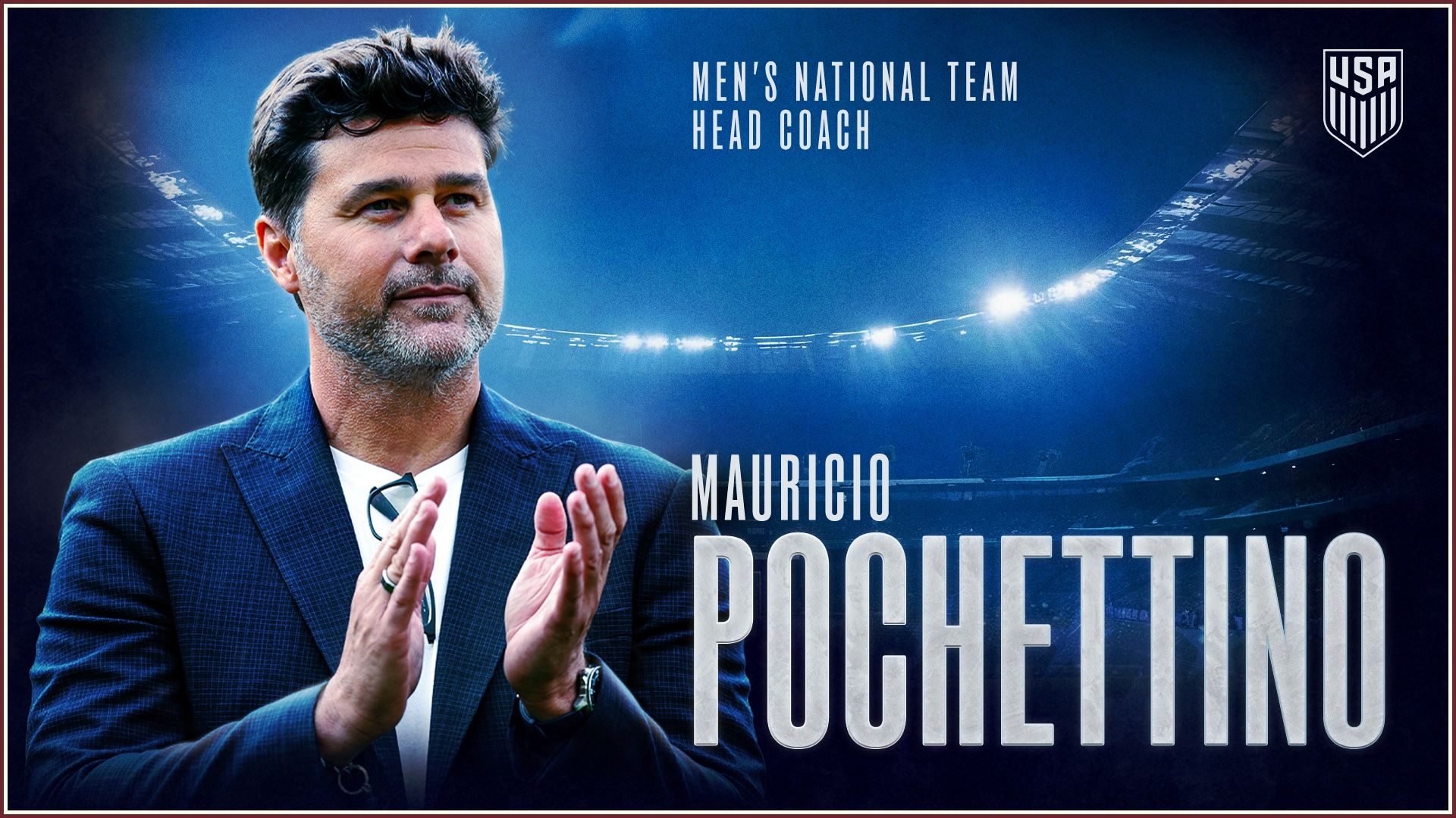 US Men's Soccer hires Mauricio Pochettino as Head Coach.